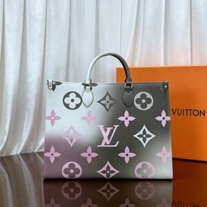 Louis Vuitton Onthego GM Monogram Gradient Pink